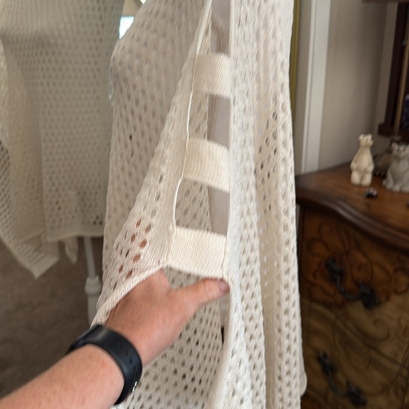 Chicos Elegant White Knit Sweater - Picture 10 of 11